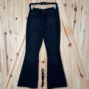 Hudson Jeans Black Flare Wide Leg Jeans